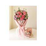 باکس گل با طراحی خاص برای مادر 4122