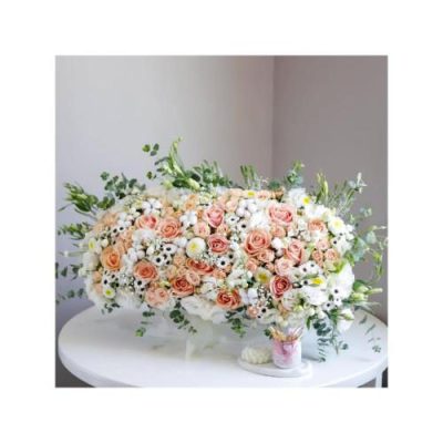 گل‌های شاد در سبد گل برای مادر 4146