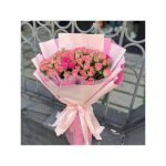 سبد گل سفید و لطیف برای روز مادر 4187