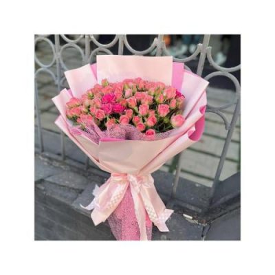 سبد گل سفید و لطیف برای روز مادر 4187