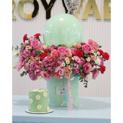 هدیه و جعبه گل برای خبرنگار محیط‌زیست - خرید آنلاین تحویل درب محل 4093