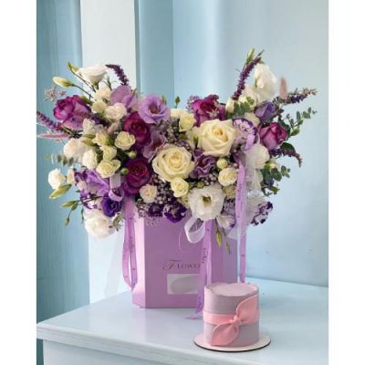 هدیه و باکس گل برای استایلیست معروف - خرید آنلاین تحویل درب محل 4085