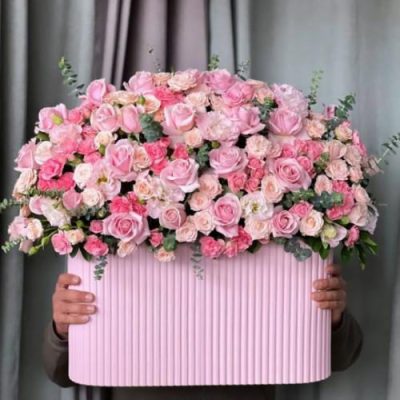 باکس گل شاد و رنگی برای مادر 4280