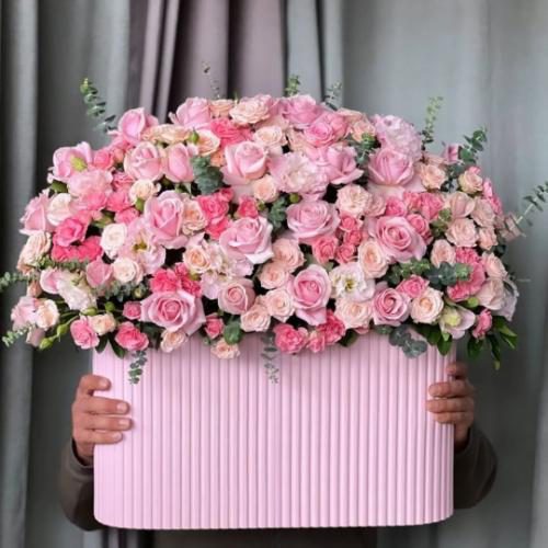 باکس گل شاد و رنگی برای مادر 4280 باکس گل شاد و رنگی برای مادر 4280