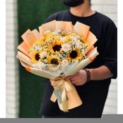تحویل فوری دسته گل در بانک خاورمیانه 2619