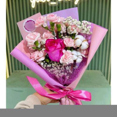 تحویل فوری دسته گل در سرماسازان بهار زاگرس 2684
