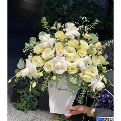 باکس گل خاص برای مادر زن محترم 4286