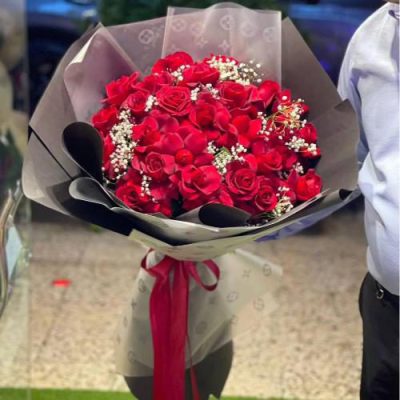 دسته گل ساده و شیک برای مادر شوهر 4284