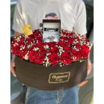باکس گل زیبا برای همکار خانم در روز مادر 4309