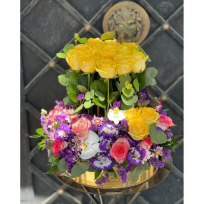 باکس گل شیک برای مادر زن در روز زن 4314