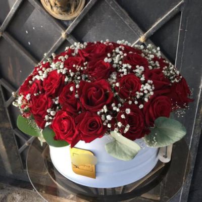 باکس گل لاکچری برای دوست خانم 4303