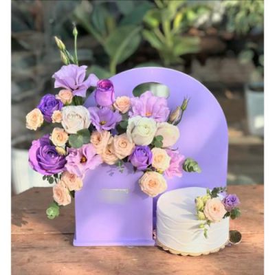 باکس گل ارکیده و بابونه برای روز زن 4566