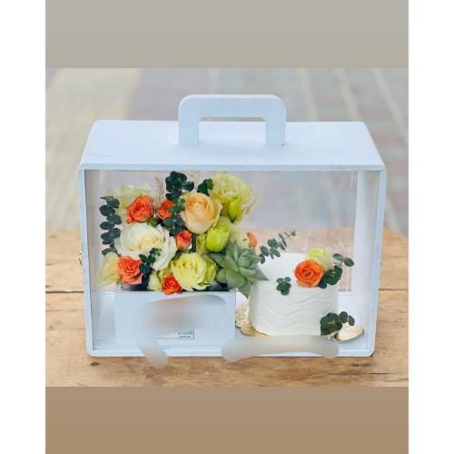 باکس گل بابونه و ادریسی برای روز مادر 4565 باکس گل بابونه و ادریسی برای روز مادر 4565