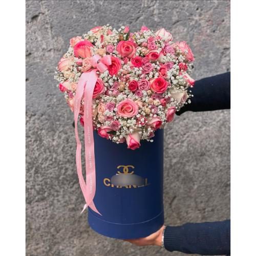 باکس گل ارکیده برای روز زن 4582 باکس گل ارکیده برای روز زن 4582
