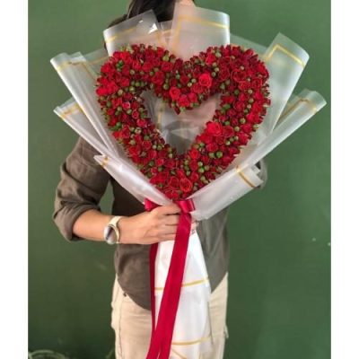 گل شاخه‌ای رز و لیلیوم برای روز ولنتاین 5217