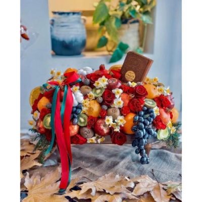 باکس گل نرگس و رز برای شب یلدا 4833