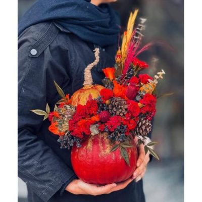 سبد گل رز و نرگس برای شب یلدا 4832