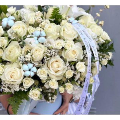 باکس گل ویژه برای رئیسم خانم در روز مادر 4346