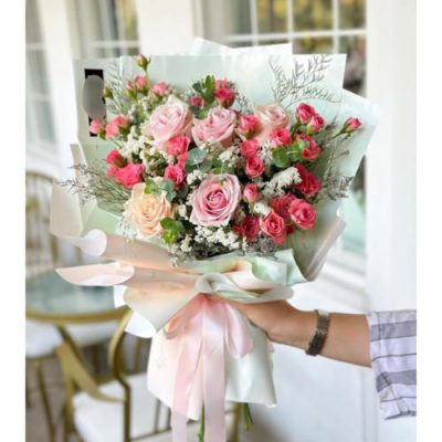 دسته گل معطر برای مادر شوهر عزیز در روز زن 4319