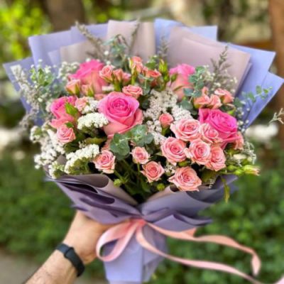 دسته گل طبیعی برای همسر در روز مادر 4334