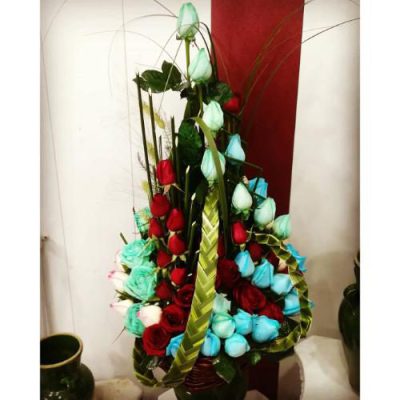 سبد گل لطیف برای مادر شوهر در روز مادر 4705