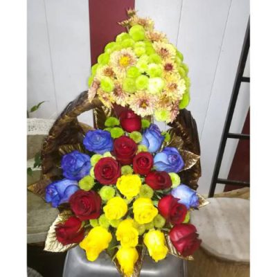 سبد گل معطر برای دوست دخترم در روز زن 4704