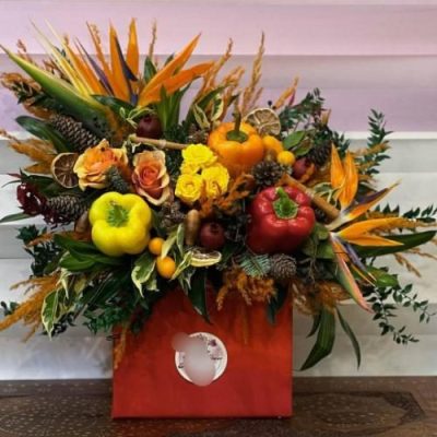 سبد گل شب یلدا برای شوهر دوست‌داشتنی 5033