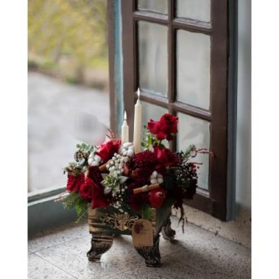سبد گل شب یلدا برای هدیه به همسر عزیز 5028