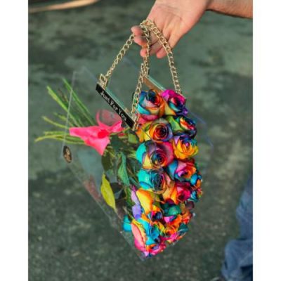 باکس گل گل عروس و اوکالیپتوس برای روز زن 4615