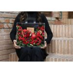 باکس گل شب یلدا با گل‌های بهاری و گل داودی 4871