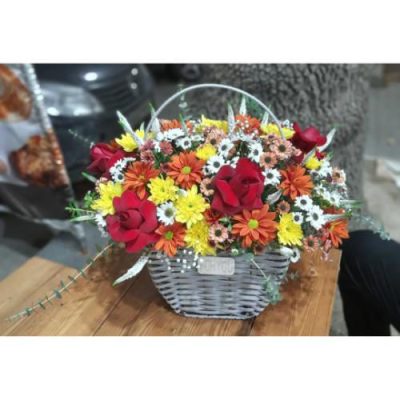 سبد گل گلایول برای روز مادر 4636