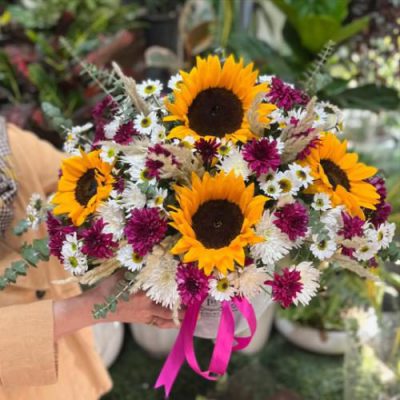 سبد گل شیپوری و لیلیوم برای روز زن 4639