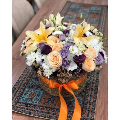 سبد گل فوق‌العاده برای مادر عزیز در روز زن 4720