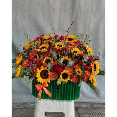 باکس گل لوکس برای مادر در روز مادر 4380