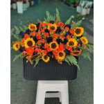 باکس گل شیپوری و داودی برای روز زن 4377