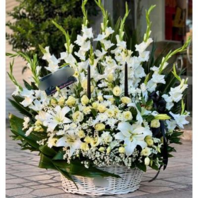 سبد گل ورنیکا و اوکالیپتوس برای روز مادر 4630