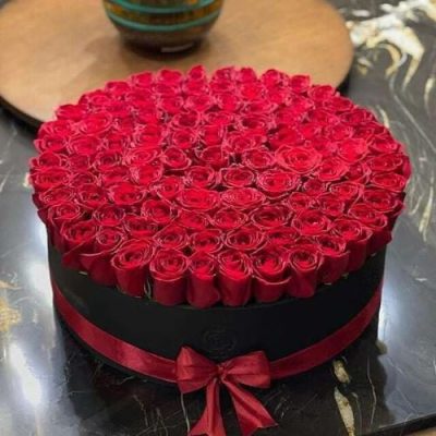 سبد گل رزهای گلیسینیا برای جلوه‌ای خاص 5304