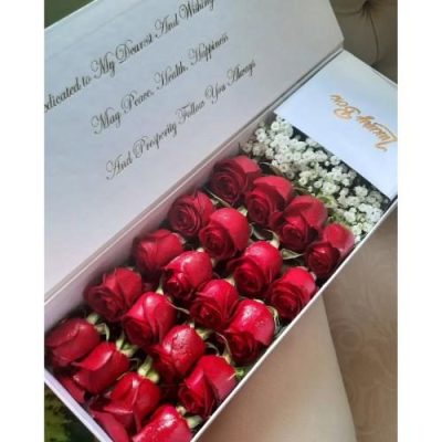 باکس گل ولنتاین در اندازه بزرگ برای تاثیر بیشتر 5276