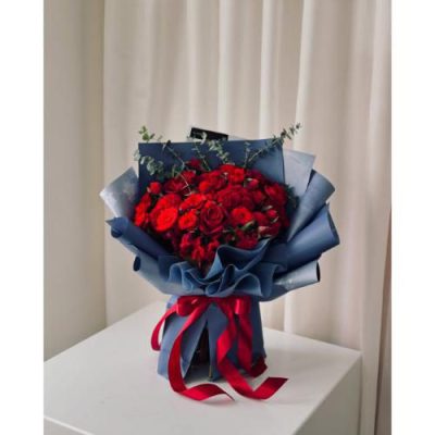 دسته گل آفتابگردان و داودی برای روز مادر 4418