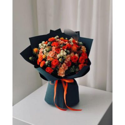 دسته گل ژربرا برای روز زن 4439