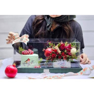 باکس گل شب یلدا برای هدیه به دختر عزیزم 4897