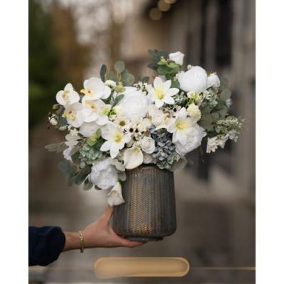 باکس گل ژیپسوفیلا و گلایول برای روز مادر 4699