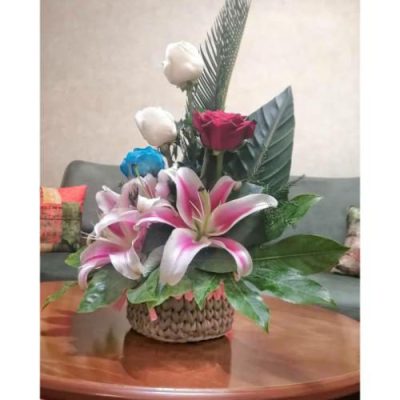 سبد گل شیپوری برای روز مادر 4754