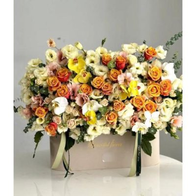 باکس گل گلایول و ژربرا برای روز مادر 4646