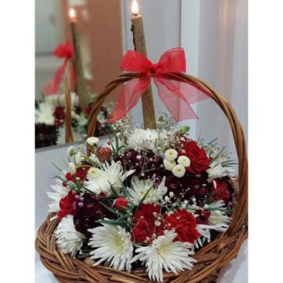 سبد گل آنتوریوم برای روز زن 4747