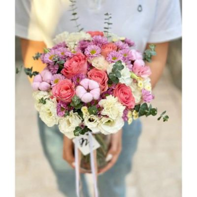باکس گل ژربرا برای روز زن 4458