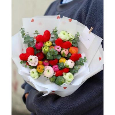 دسته گل اوکالیپتوس و ورنیکا برای روز زن 4471