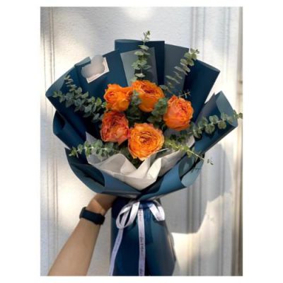 دسته گل ارکیده و ژیپسوفیلا برای روز مادر 4542