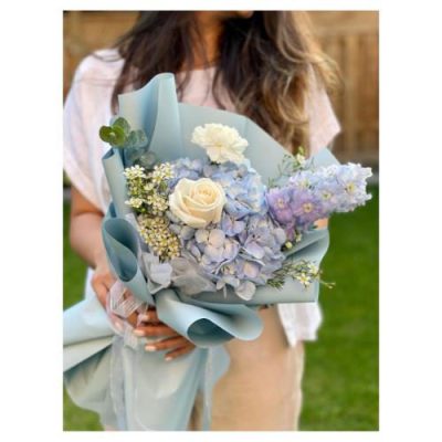 دسته گل ادریسی و هورتانسیا برای روز مادر 4528
