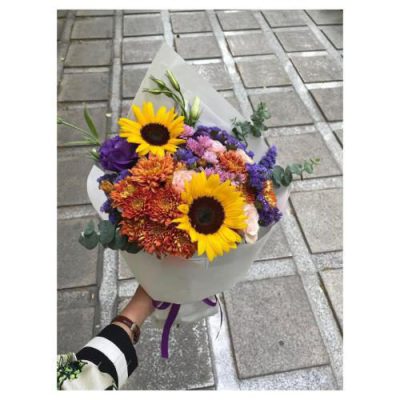 دسته گل ژیپسوفیلا و رز برای روز زن 4500